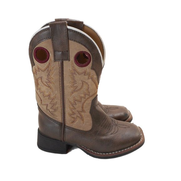 Laredo Shoes Dan Post Laredo Boots Youth Kids 85 M Western Cowboy